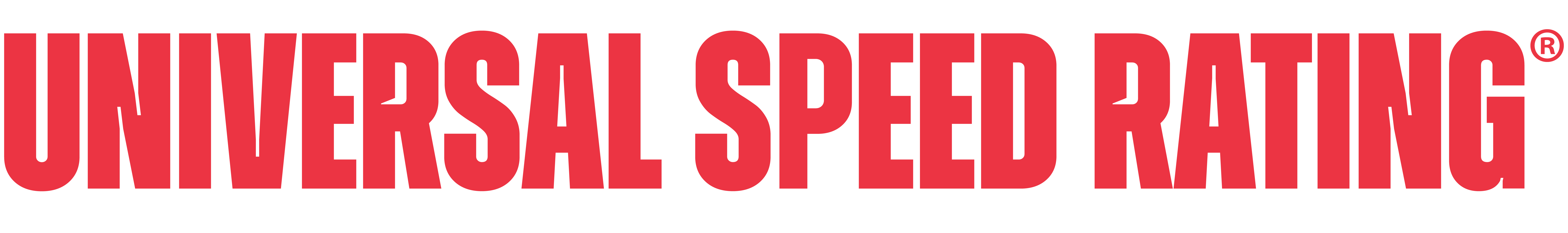 Universal Speed Rating logo.